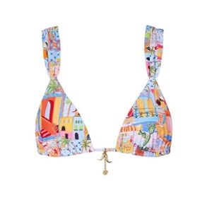 Bydee bikini top in cabana size small